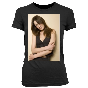 Carla Bruni Women's Junior Cut Crewneck T-Shirt