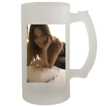 Carla Bruni 16oz Frosted Beer Stein