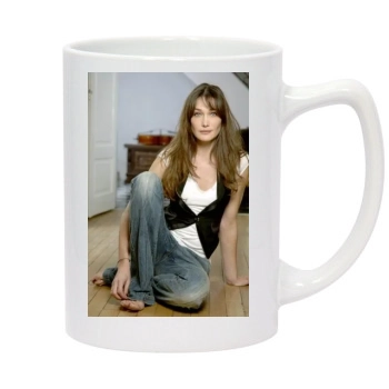 Carla Bruni 14oz White Statesman Mug