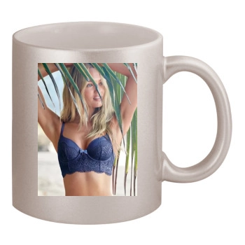 Candice Swanepoel 11oz Metallic Silver Mug