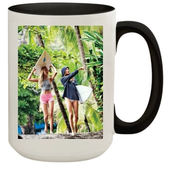 Candice Swanepoel 15oz Colored Inner & Handle Mug