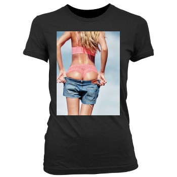 Candice Swanepoel Women's Junior Cut Crewneck T-Shirt