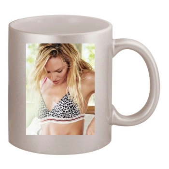 Candice Swanepoel 11oz Metallic Silver Mug