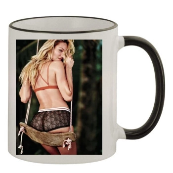 Candice Swanepoel 11oz Colored Rim & Handle Mug