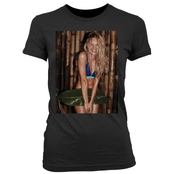 Candice Swanepoel Women's Junior Cut Crewneck T-Shirt