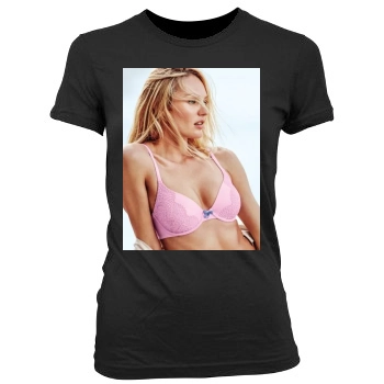 Candice Swanepoel Women's Junior Cut Crewneck T-Shirt