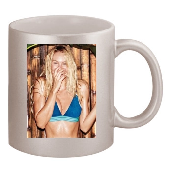 Candice Swanepoel 11oz Metallic Silver Mug