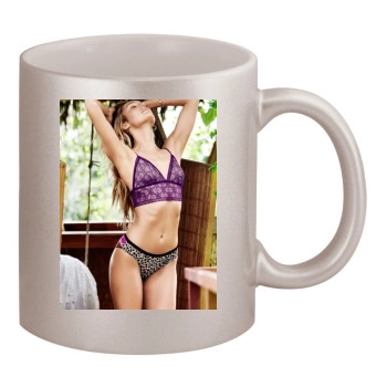 Candice Swanepoel 11oz Metallic Silver Mug