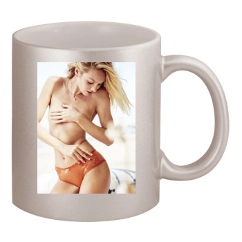 Candice Swanepoel 11oz Metallic Silver Mug