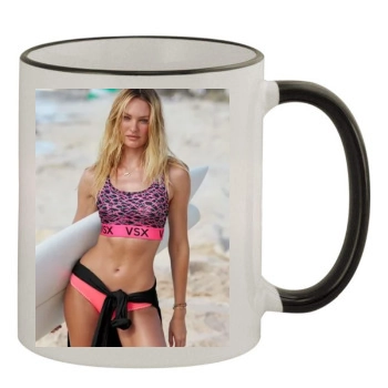 Candice Swanepoel 11oz Colored Rim & Handle Mug