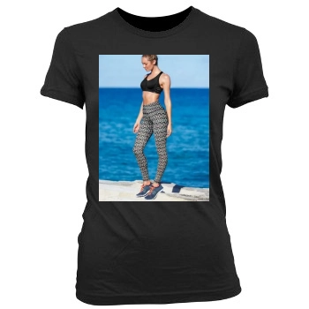 Candice Swanepoel Women's Junior Cut Crewneck T-Shirt