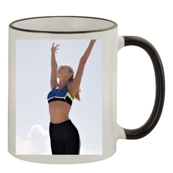 Candice Swanepoel 11oz Colored Rim & Handle Mug