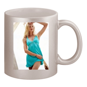 Candice Swanepoel 11oz Metallic Silver Mug