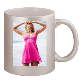 Candice Swanepoel 11oz Metallic Silver Mug