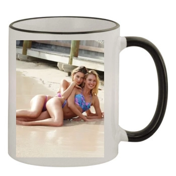 Candice Swanepoel 11oz Colored Rim & Handle Mug