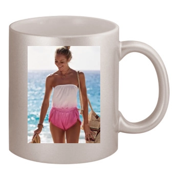 Candice Swanepoel 11oz Metallic Silver Mug