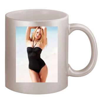 Candice Swanepoel 11oz Metallic Silver Mug