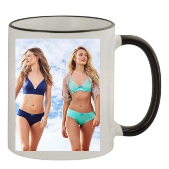 Candice Swanepoel 11oz Colored Rim & Handle Mug