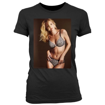 Candice Swanepoel Women's Junior Cut Crewneck T-Shirt