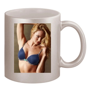 Candice Swanepoel 11oz Metallic Silver Mug