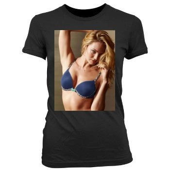 Candice Swanepoel Women's Junior Cut Crewneck T-Shirt