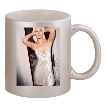 Candice Swanepoel 11oz Metallic Silver Mug