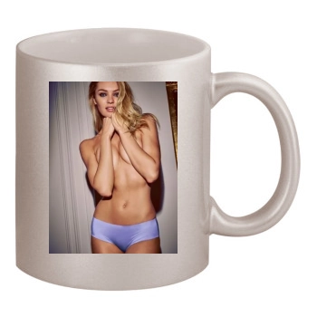 Candice Swanepoel 11oz Metallic Silver Mug