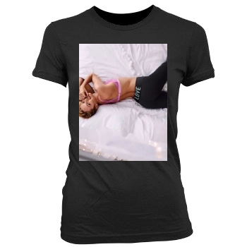 Candice Swanepoel Women's Junior Cut Crewneck T-Shirt