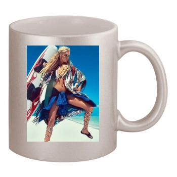 Caroline Trentini 11oz Metallic Silver Mug