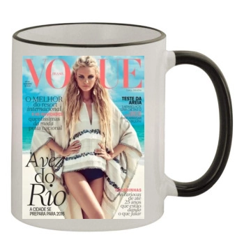 Caroline Trentini 11oz Colored Rim & Handle Mug