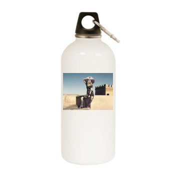 Caroline Winberg White Water Bottle With Carabiner