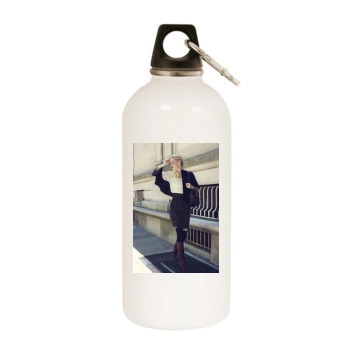 Caroline Winberg White Water Bottle With Carabiner