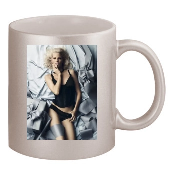 Caroline Winberg 11oz Metallic Silver Mug