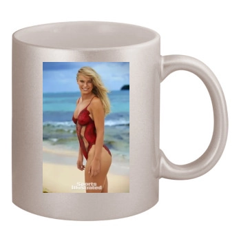 Caroline Wozniacki 11oz Metallic Silver Mug