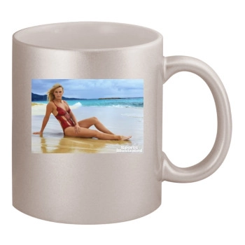 Caroline Wozniacki 11oz Metallic Silver Mug