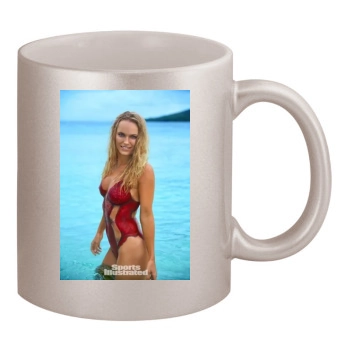 Caroline Wozniacki 11oz Metallic Silver Mug