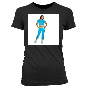 Cassie Ventura Women's Junior Cut Crewneck T-Shirt