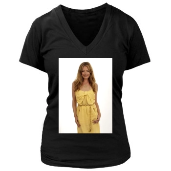 Cat Deeley Women's Deep V-Neck TShirt