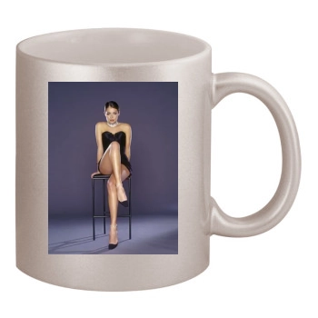 Cat Deeley 11oz Metallic Silver Mug