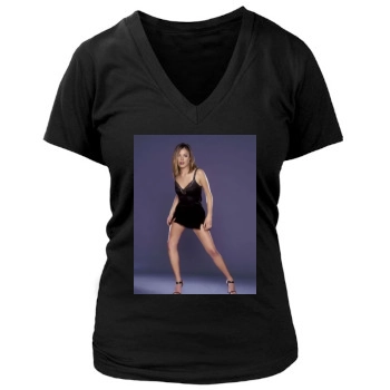 Cat Deeley Women's Deep V-Neck TShirt