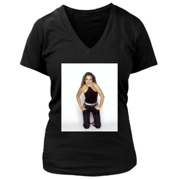 Cat Deeley Women's Deep V-Neck TShirt