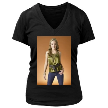 Cat Deeley Women's Deep V-Neck TShirt