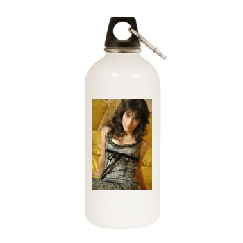 Caterina Murino White Water Bottle With Carabiner