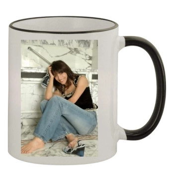 Caterina Murino 11oz Colored Rim & Handle Mug