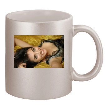 Caterina Murino 11oz Metallic Silver Mug