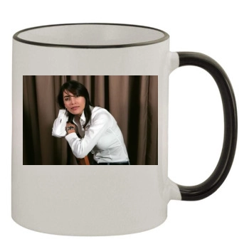 Caterina Murino 11oz Colored Rim & Handle Mug