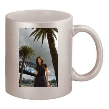 Caterina Murino 11oz Metallic Silver Mug