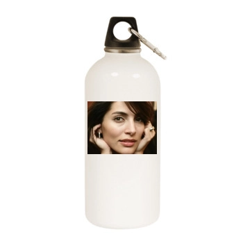 Caterina Murino White Water Bottle With Carabiner