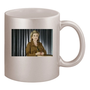 Catherine Deneuve 11oz Metallic Silver Mug