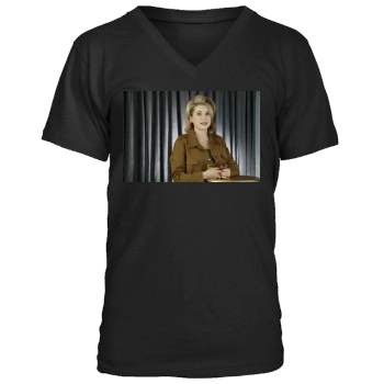 Catherine Deneuve Men's V-Neck T-Shirt